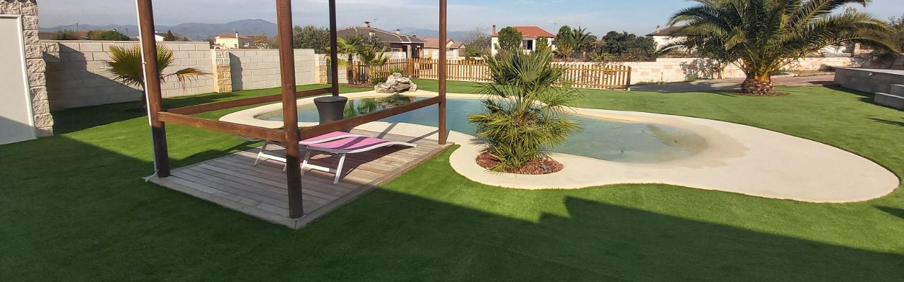 Césped artificial para piscinas en Alcobendas